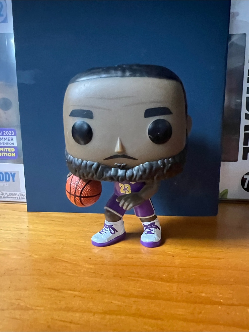 Funko Basketball Star LeBron Vinyl Figure in Purple and White